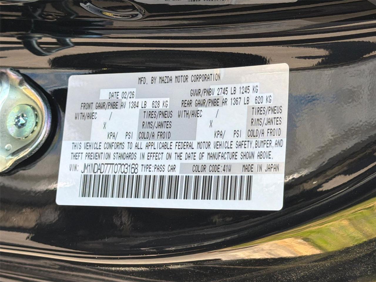 2026 Mazda MX-5 Miata Grand Touring Hagerstown MD