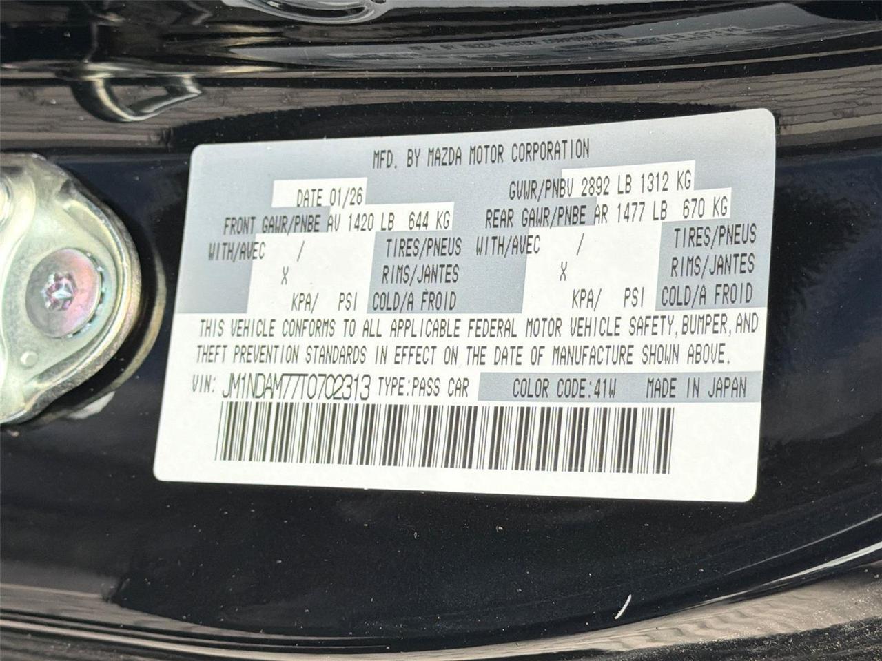 2026 Mazda MX-5 Miata RF Grand Touring Hagerstown MD