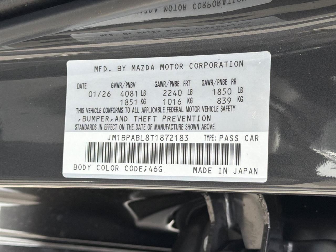 2026 Mazda Mazda3 Sedan 2.5 S Select Sport Hagerstown MD