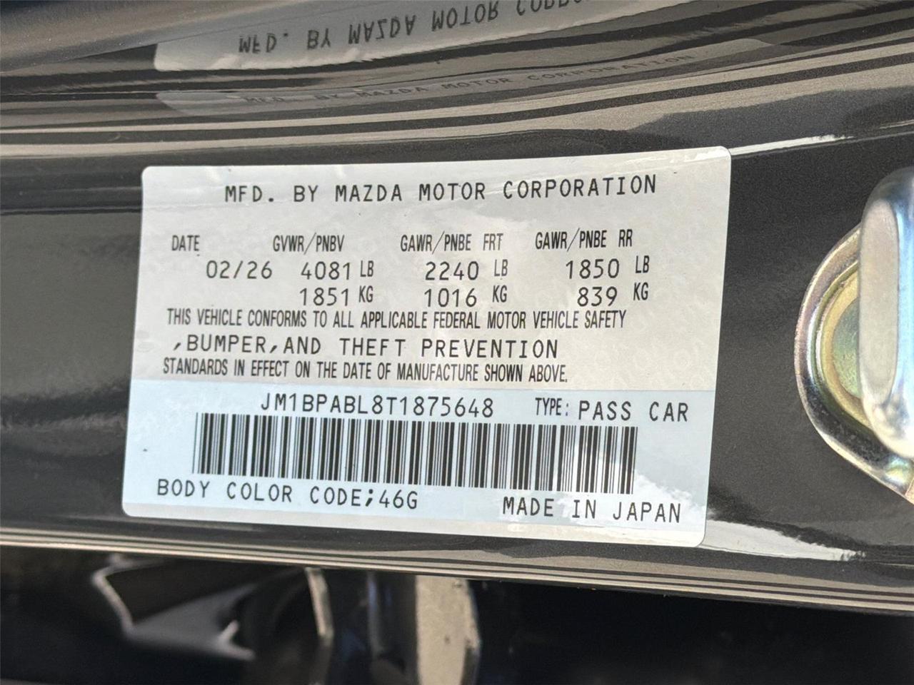 2026 Mazda Mazda3 Sedan 2.5 S Select Sport Hagerstown MD