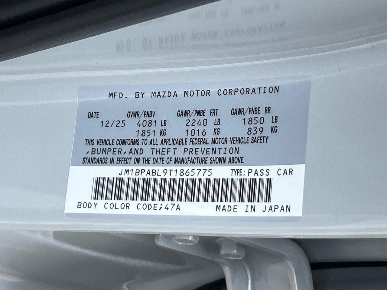 2026 Mazda Mazda3 Sedan 2.5 S Select Sport Hagerstown MD