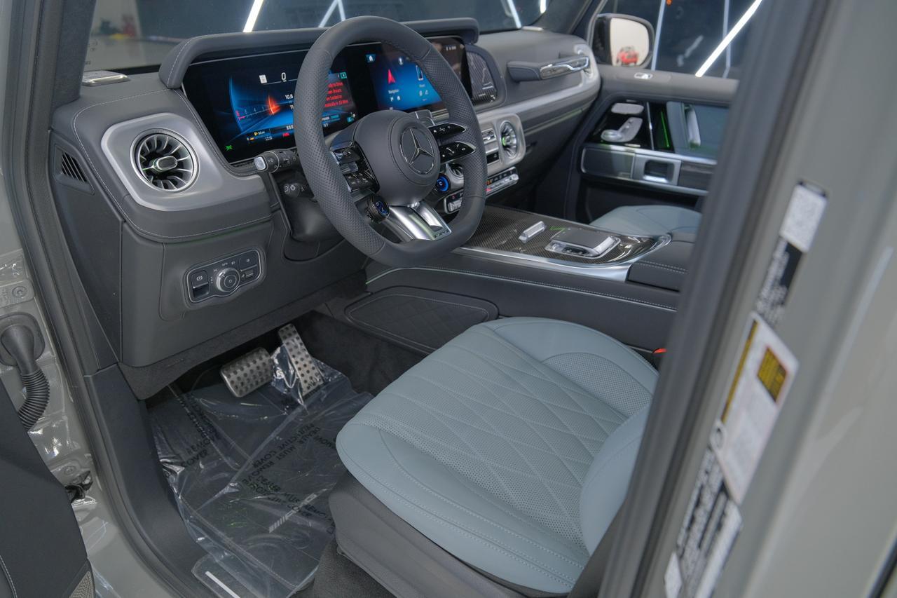 2026 Mercedes-Benz G-Class AMG G 63 Factory Charles Blue Interior Miami FL