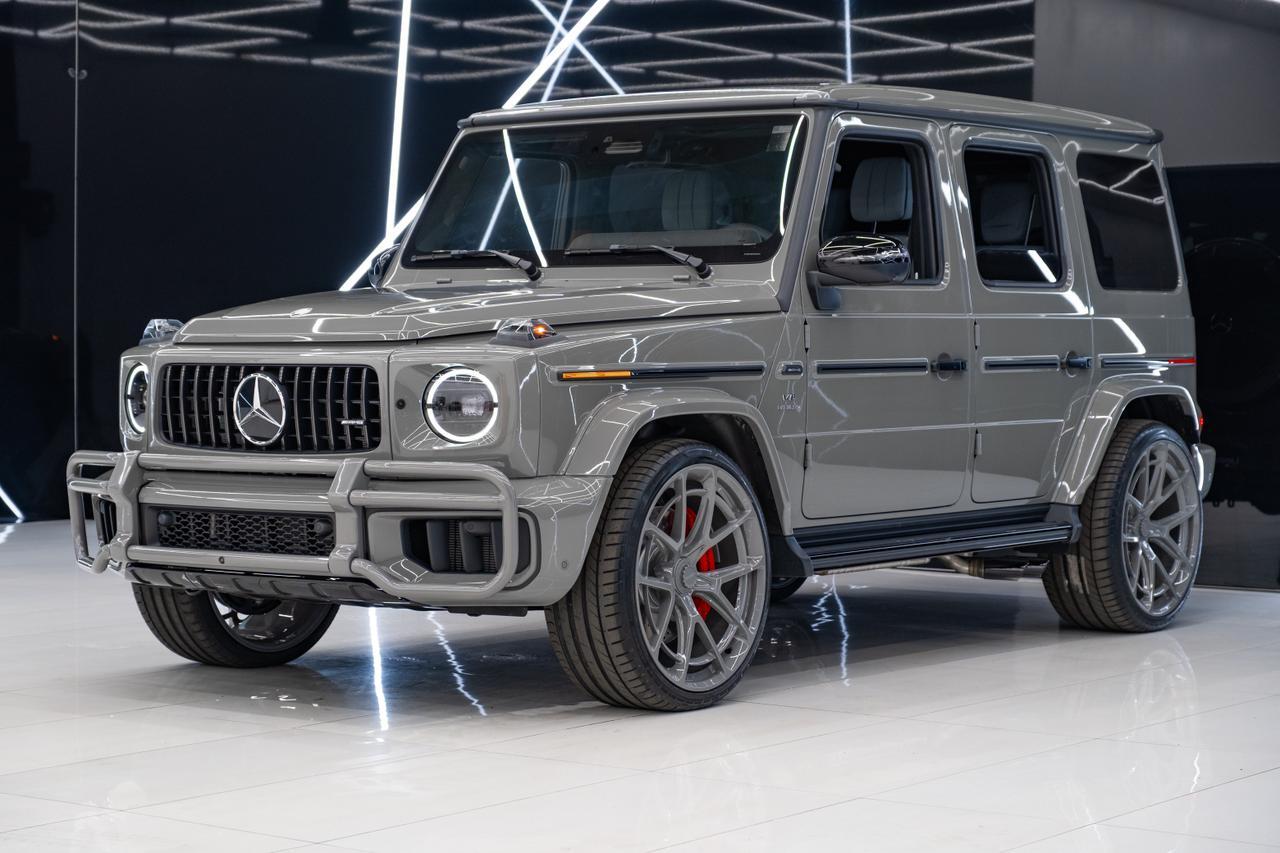 2026 Mercedes-Benz G-Class AMG G 63 Factory Charles Blue Interior Miami FL