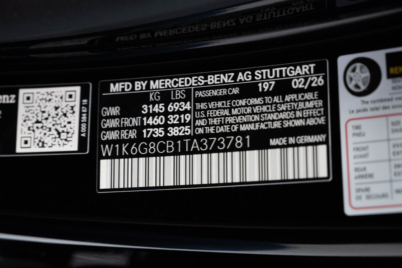 2026 Mercedes-Benz S-Class AMG&reg; S 63 E 4MATIC&reg; Sedan Scottsdale AZ