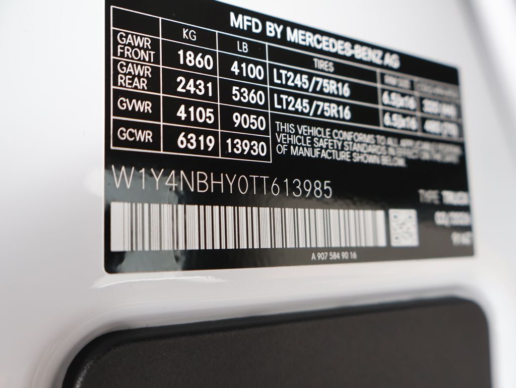 2026 Mercedes-Benz Sprinter 2500 Cargo 144 WB High Roof San Clemente CA