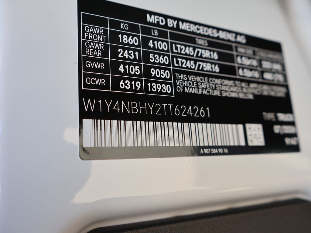 2026 Mercedes-Benz Sprinter 2500 Cargo 144 WB High Roof San Clemente CA