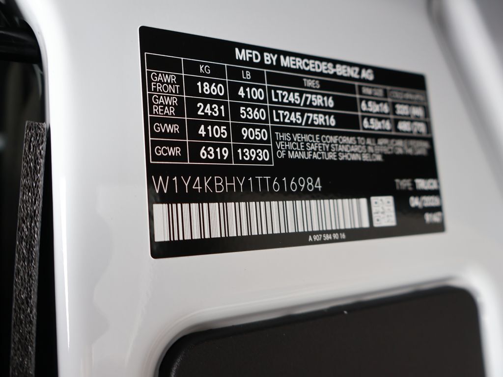 2026 Mercedes-Benz Sprinter 2500 Cargo 144 WB San Clemente CA