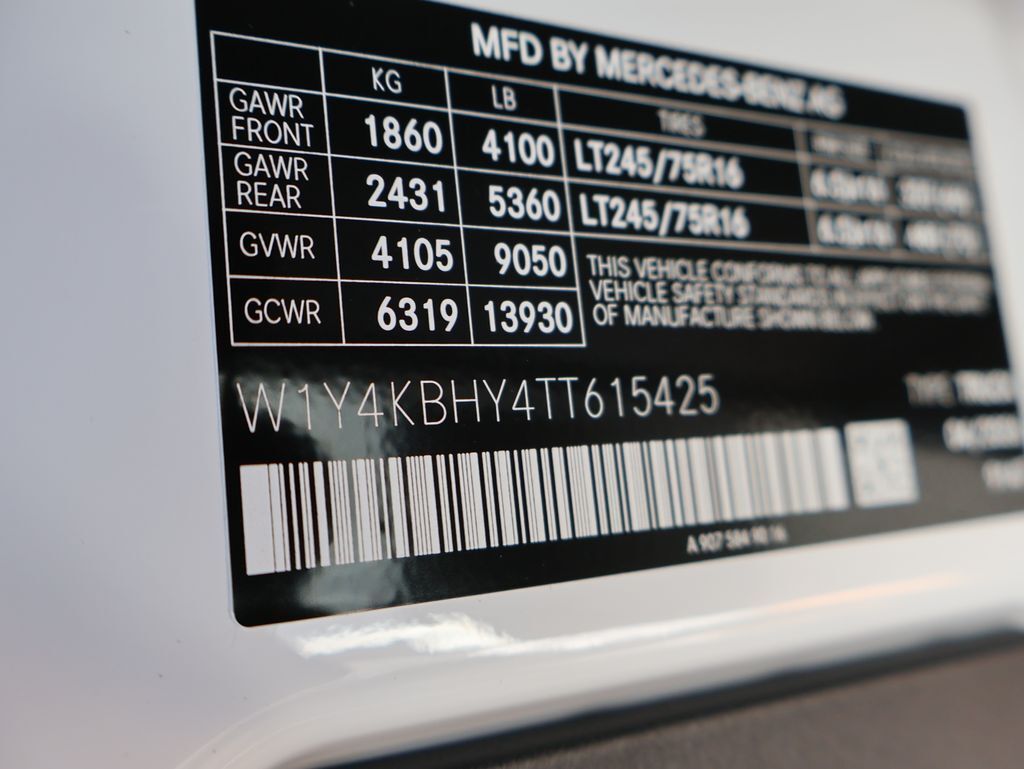 2026 Mercedes-Benz Sprinter 2500 Crew 144 WB San Clemente CA