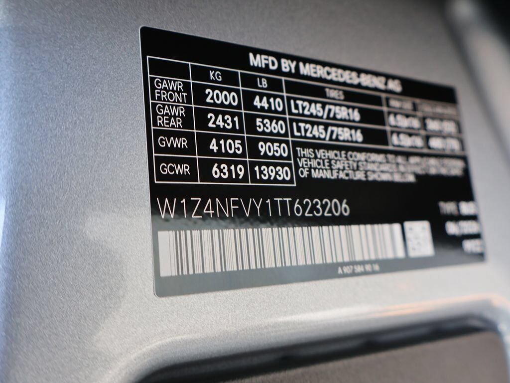 2026 Mercedes-Benz Sprinter 2500 Passenger 144 WB High Roof San Clemente CA