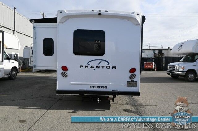 2026 NEXUS Phantom Sport 22PS / Class C / 7.3L V8 / 4.0kW Generator / Sleeps 6 / Queen Bed + Overhead Bunk / Convertible Dinette / 30K BTU Furnace & 13.5K BTU A/C / 3-Burner Cooktop / 10 cu.ft. 12V Fridge / Power Awning / Back Up Cam Anchorage AK