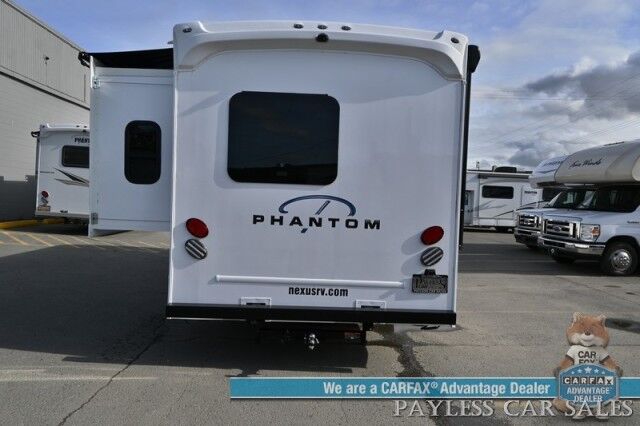 2026 NEXUS Phantom Sport 22PS / Class C / 7.3L V8 / 4.0kW Generator / Sleeps 6 / Queen Bed + Overhead Bunk / Convertible Dinette / 30K BTU Furnace & 13.5K BTU A/C / 3-Burner Cooktop / 10 cu.ft. 12V Fridge / Power Awning / Back Up Cam Anchorage AK