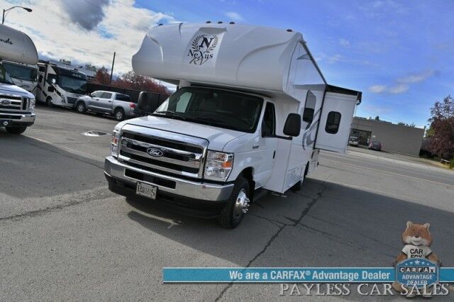 2026 NEXUS Phantom Sport 22PS / Class C / 7.3L V8 / 4.0kW Generator / Sleeps 6 / Queen Bed + Overhead Bunk / Convertible Dinette / 30K BTU Furnace & 13.5K BTU A/C / 3-Burner Cooktop / 10 cu.ft. 12V Fridge / Power Awning / Back Up Cam Anchorage AK