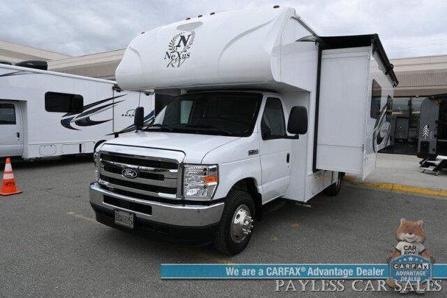 2026 NEXUS Phantom Sport 24PS / Class C / 7.3L V8 / 4K Gas Generator / Sleeps 6 / Queen Bed / Dinette Booth / Over Cab Bed / 30k BTU Furnace & 13K BTU AC / 3 Burner Stove Top / 10 cu.ft. Refrigerator / Power Awning / Back Up Camera