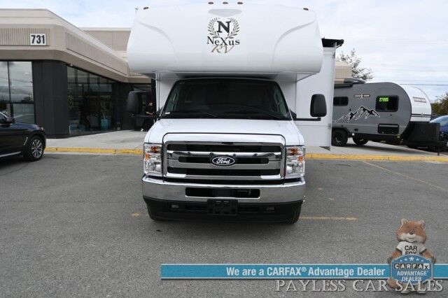 2026 NEXUS Phantom Sport 24PS / Class C Motorhome / Ford 7.3L V8 / 4.0kW Generator / Sleeps 6 / Queen Bed + Overhead Bunk / Convertible Dinette / 13.5K BTU A/C / 3-Burner Cooktop / 10 cu.ft. 12V Fridge / Power Awning / Back Up Cam Anchorage AK
