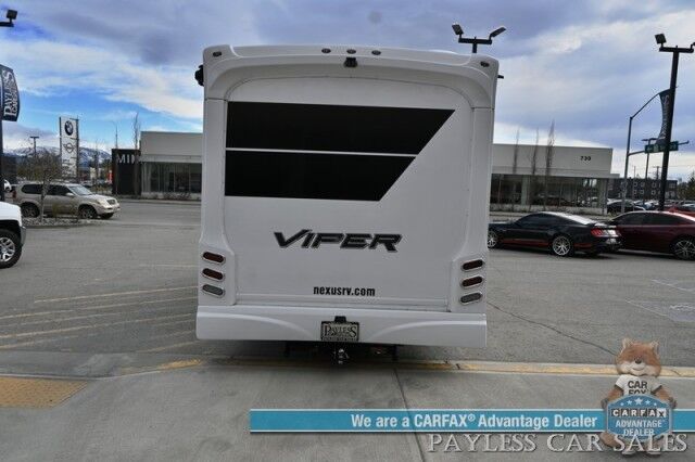 2026 NEXUS Viper 25V Class C / 7.3L V8 / Bluetooth / Backup Camera / Sleeps 4 / 30K BTU Heating & 15K BTU A/C / 4K Generator / G.E Quad Burner Stove & Oven Range / 40 Inch Flat screen / Power Exterior Awning / Tow Pkg Anchorage AK 2026 NEXUS Viper 25V Class C / 7.3L V8 / Bluetooth / Backup Camera / Sleeps 4 / 30K BTU Heating & 15K BTU A/C / 4K Generator / G.E Quad Burner Stove & Oven Range / 40 Inch Flat screen / Power Exterior Awning / Tow Pkg Anchorage AK