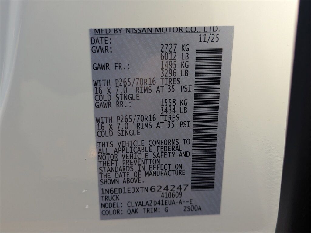 2026 Nissan Frontier S Kennesaw GA