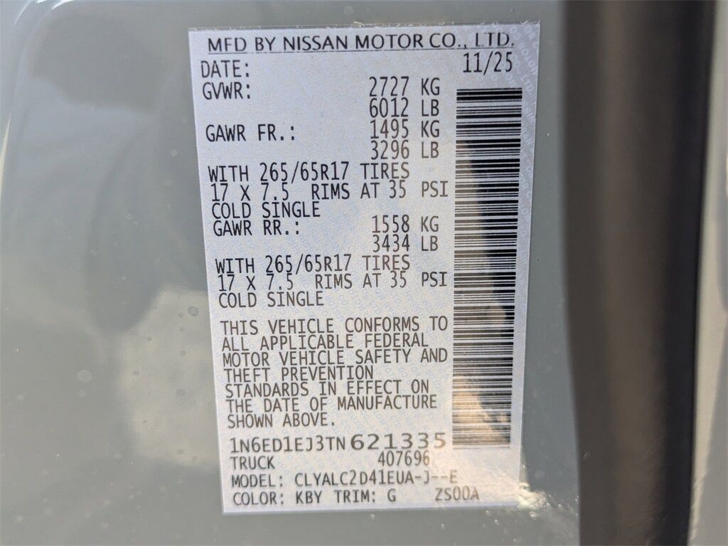 2026 Nissan Frontier SV Kennesaw GA