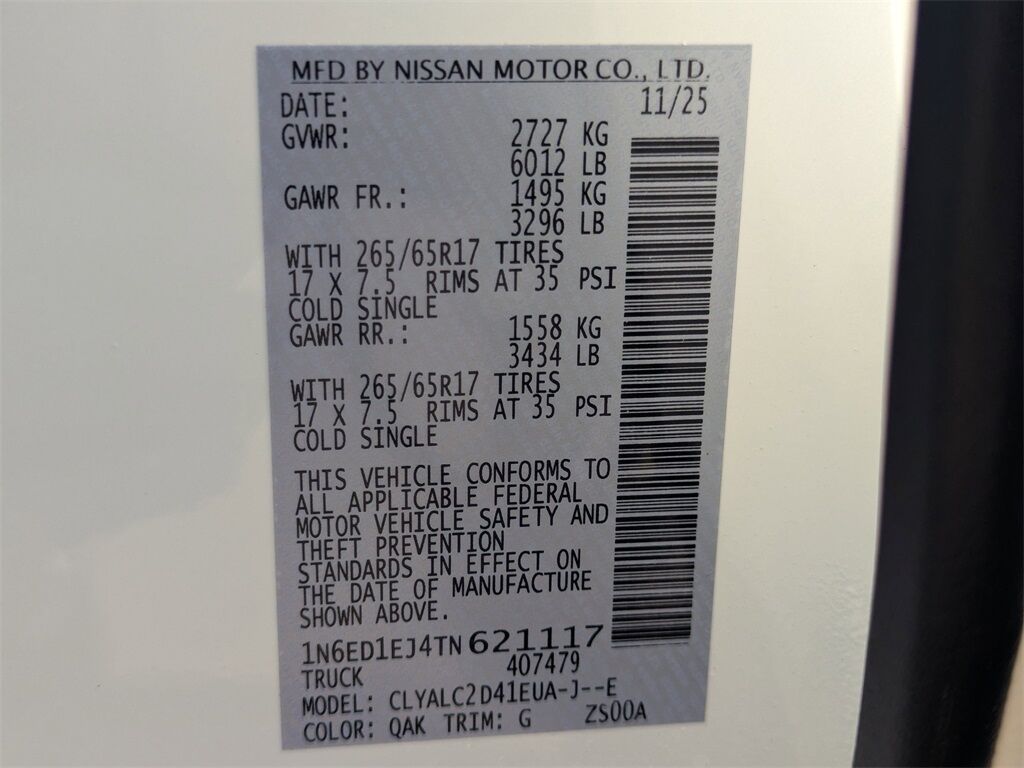 2026 Nissan Frontier SV Kennesaw GA