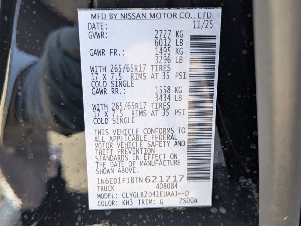 2026 Nissan Frontier SV Kennesaw GA