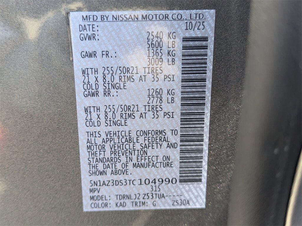 2026 Nissan Murano Platinum Kennesaw GA