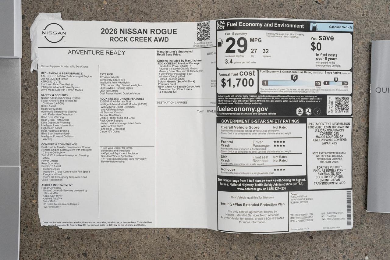 2026 Nissan Rogue Rock Creek Gladstone OR