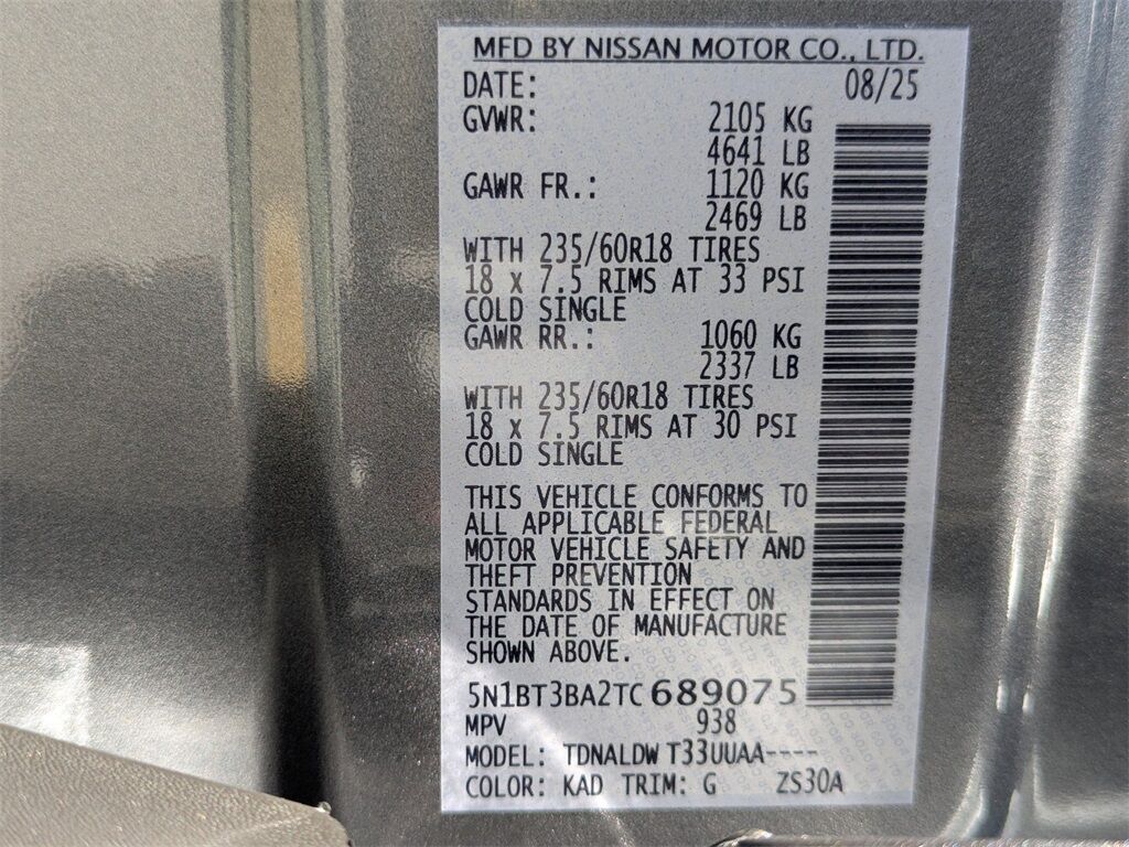 2026 Nissan Rogue SV Kennesaw GA