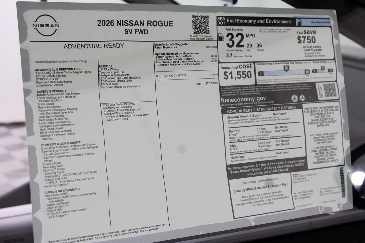 2026 Nissan Rogue SV Manassas VA