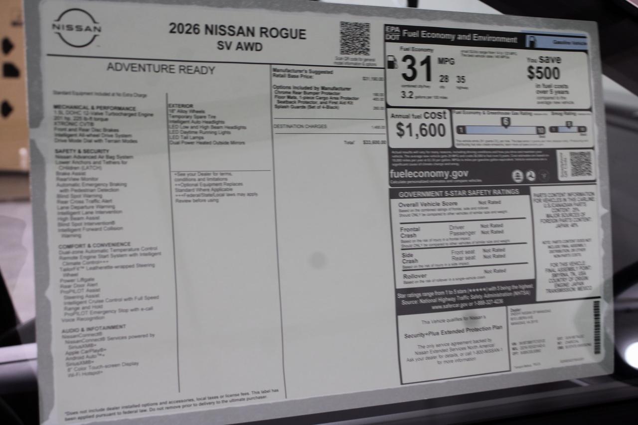 2026 Nissan Rogue SV Manassas VA