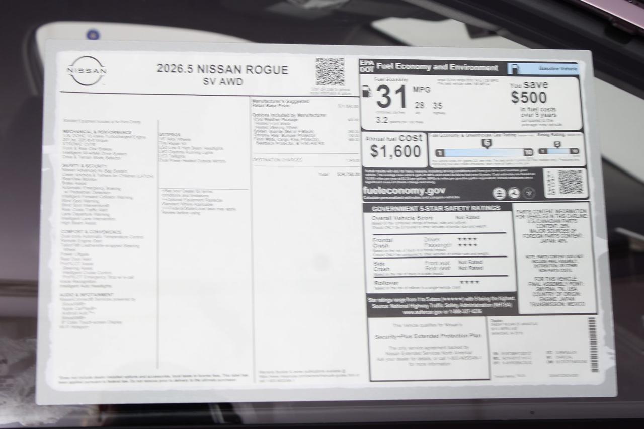 2026 Nissan Rogue SV Manassas VA