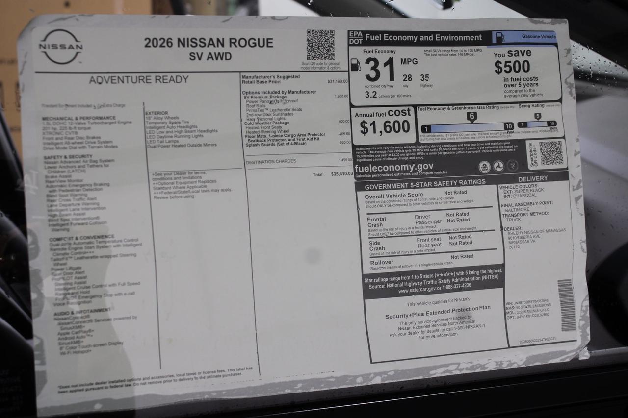 2026 Nissan Rogue SV Manassas VA