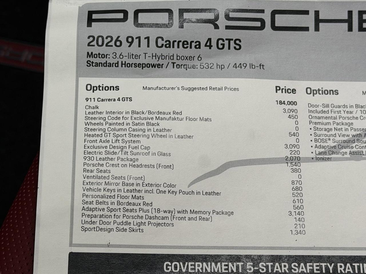 2026 Porsche 911 Carrera 4 GTS Newark DE