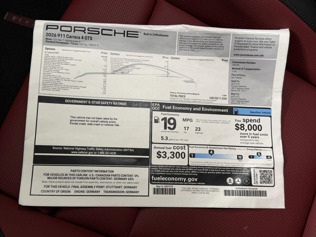 2026 Porsche 911 Carrera 4 GTS Newark DE