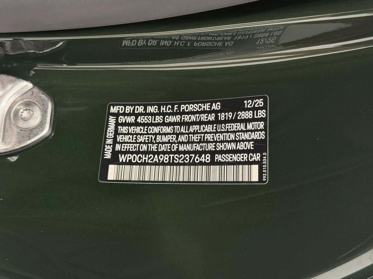 2026 Porsche 911 Carrera 4S Newark DE