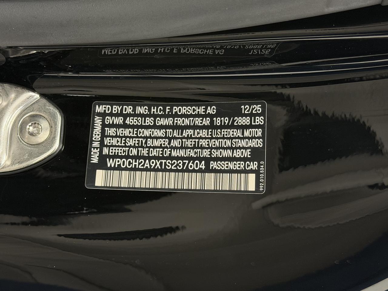 2026 Porsche 911 Carrera 4S Newark DE