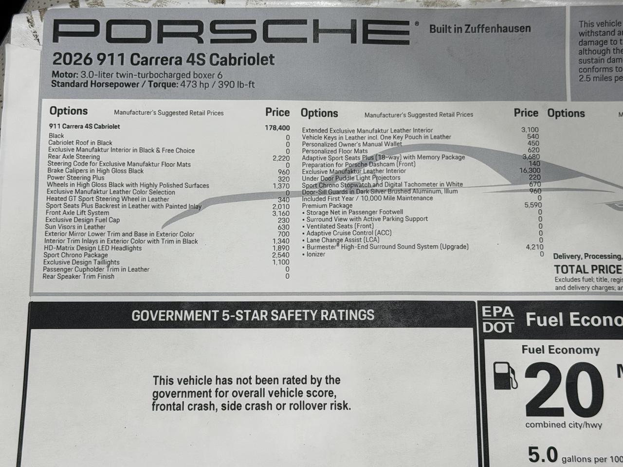 2026 Porsche 911 Carrera 4S Newark DE