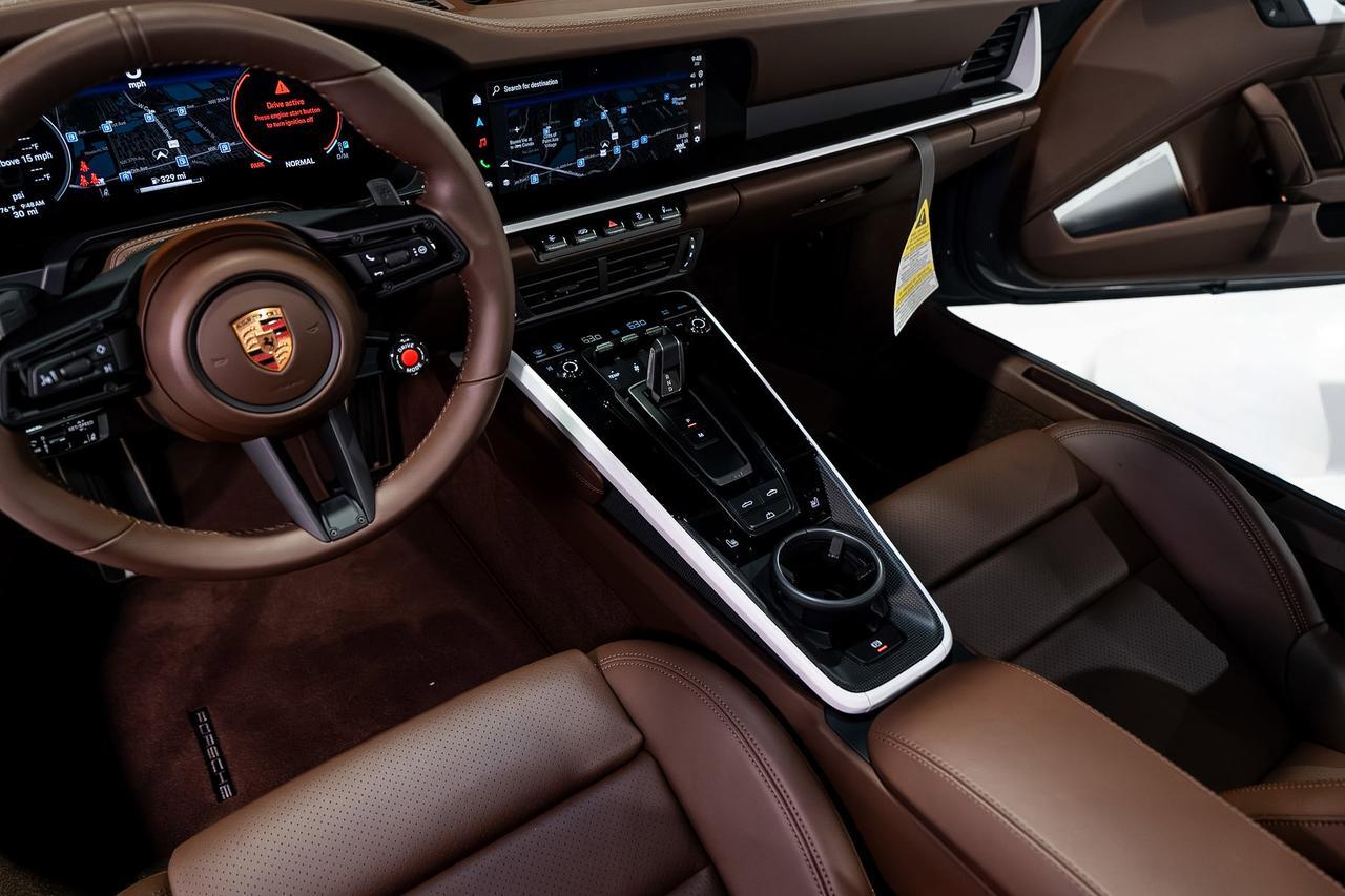 2026 Porsche 911 Carrera GTS Cabriolet Slate Grey Neo paint, Truffle Brown interior, Burmester audio system, matrix LED headlights & MORE!! Fort Lauderdale FL