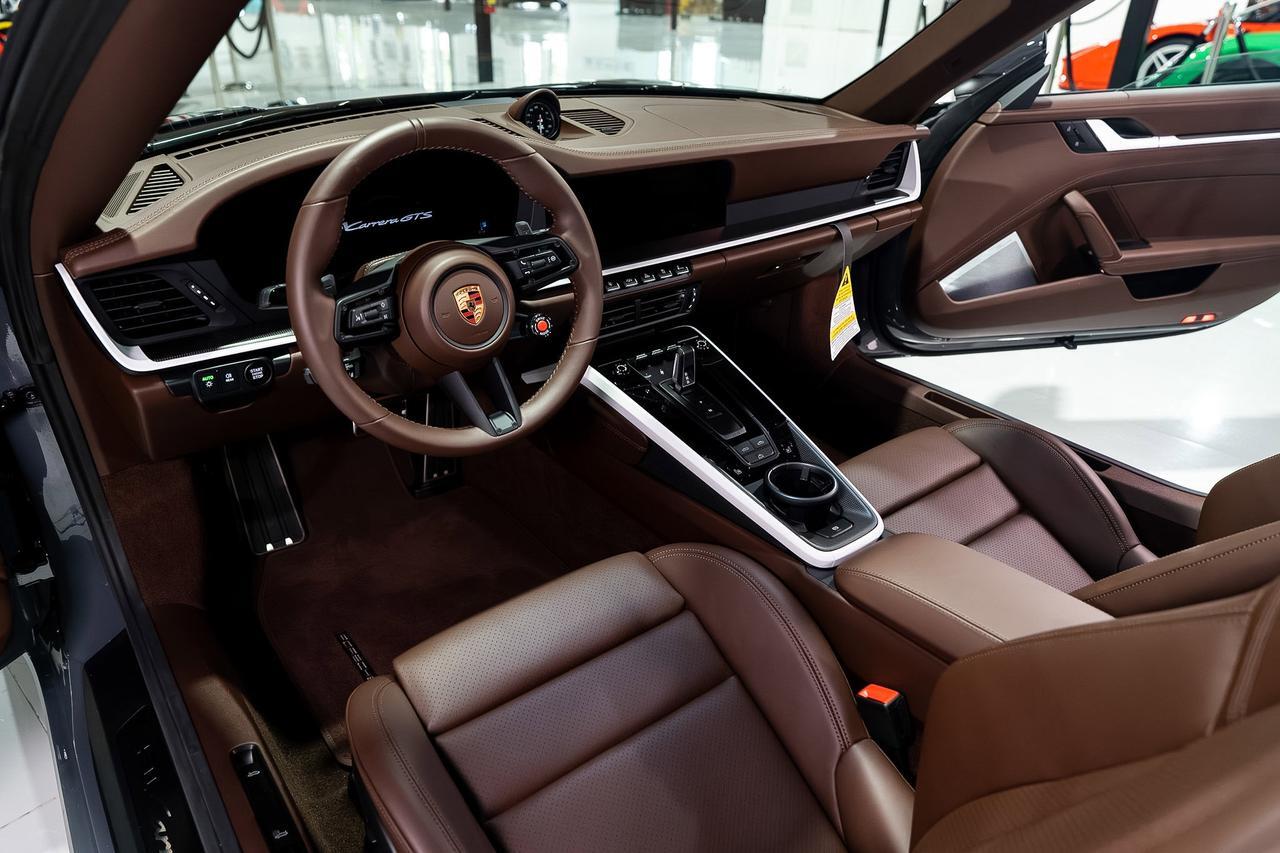 2026 Porsche 911 Carrera GTS Cabriolet Slate Grey Neo paint, Truffle Brown interior, Burmester audio system, matrix LED headlights & MORE!! Fort Lauderdale FL