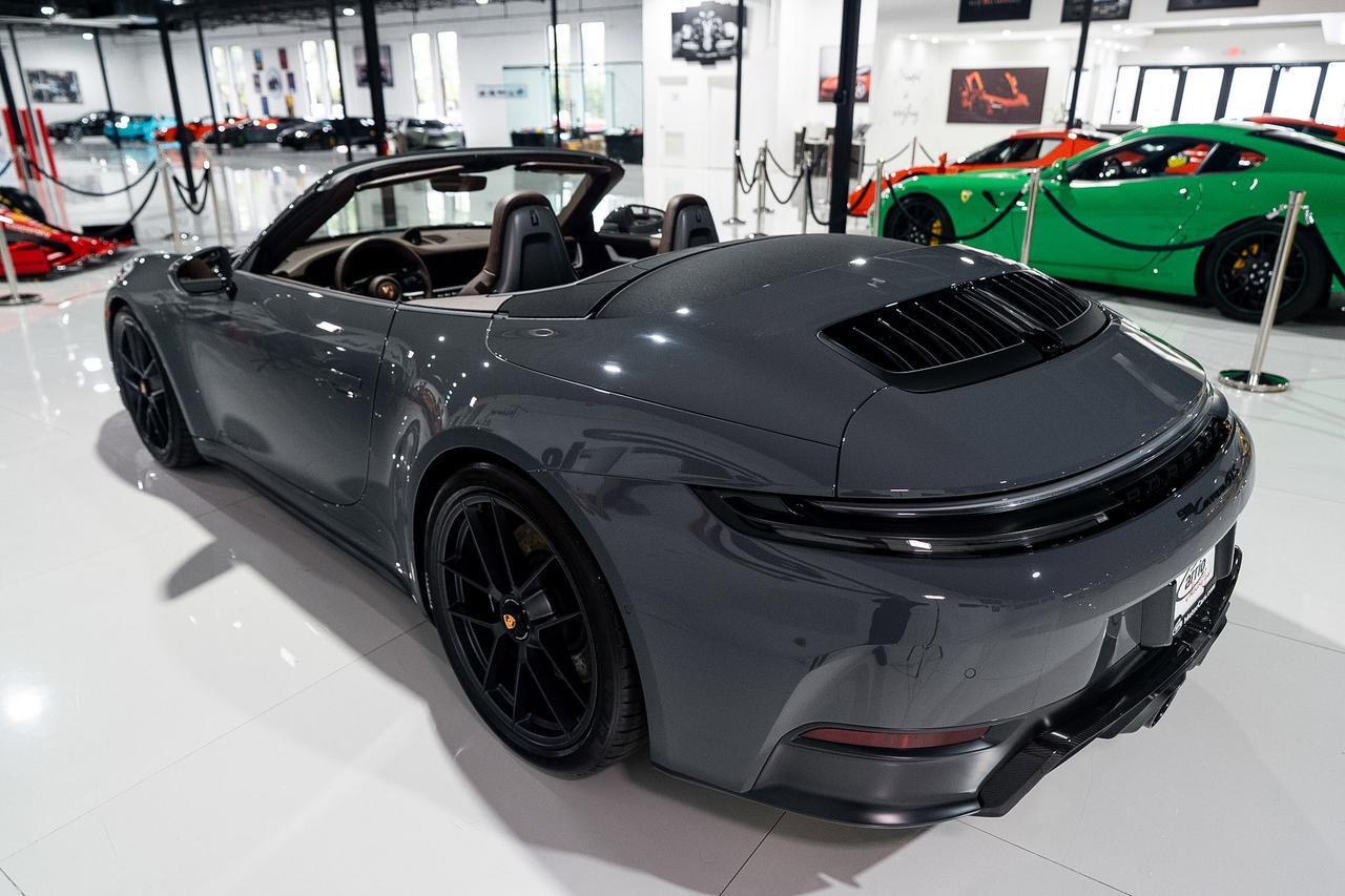 2026 Porsche 911 Carrera GTS Cabriolet Slate Grey Neo paint, Truffle Brown interior, Burmester audio system, matrix LED headlights & MORE!! Fort Lauderdale FL