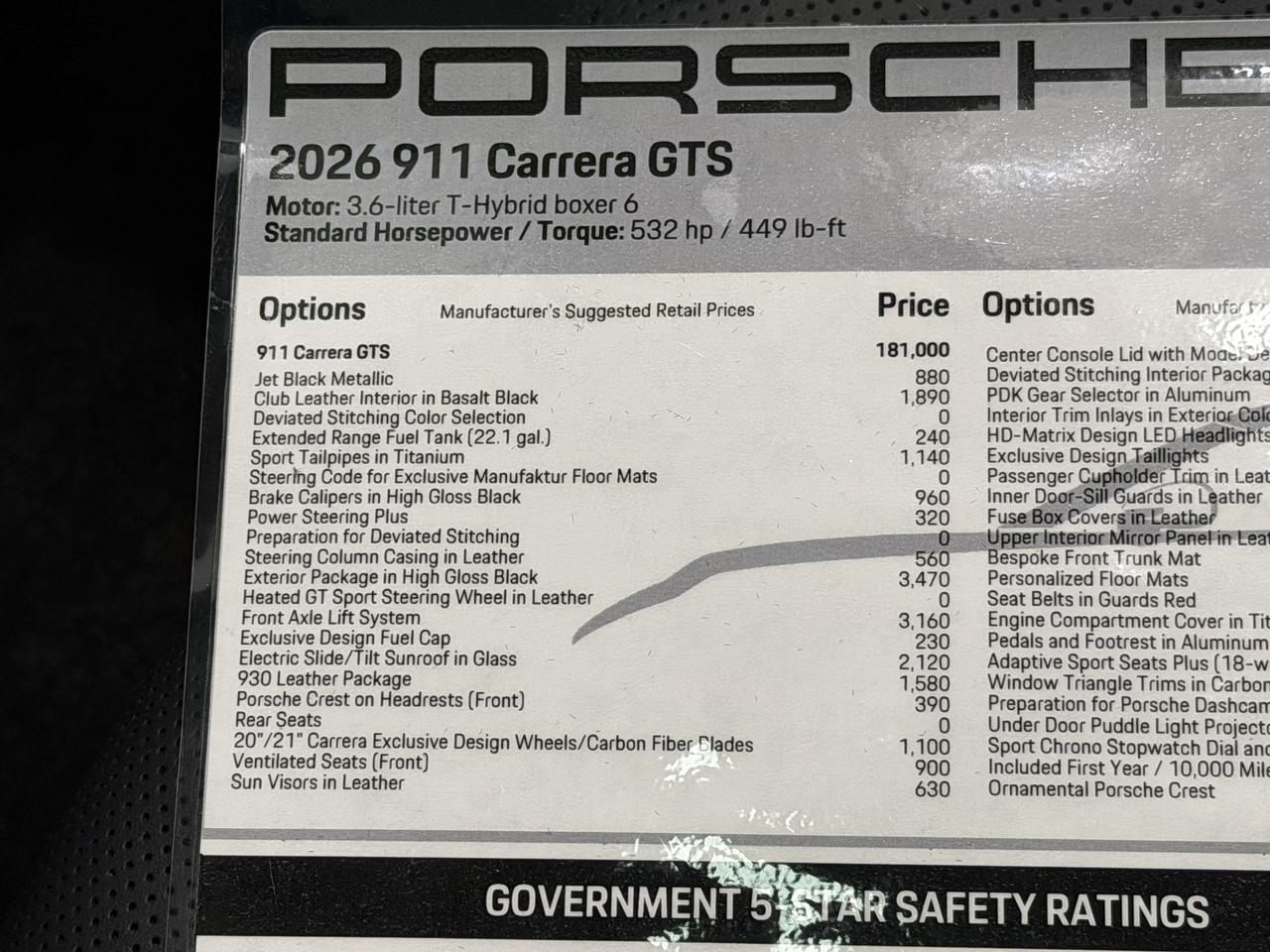 2026 Porsche 911 Carrera GTS Newark DE