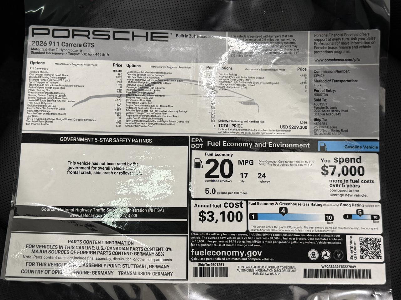 2026 Porsche 911 Carrera GTS Newark DE