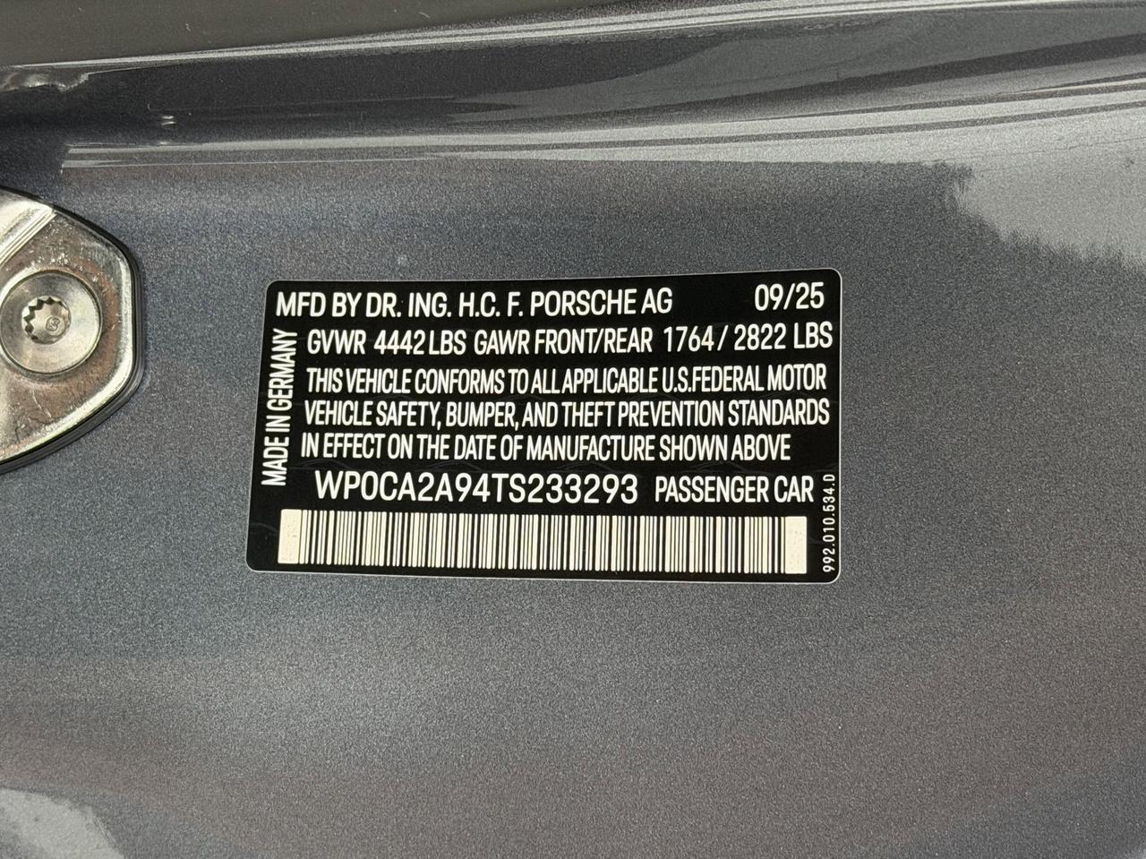 2026 Porsche 911 Carrera Newark DE