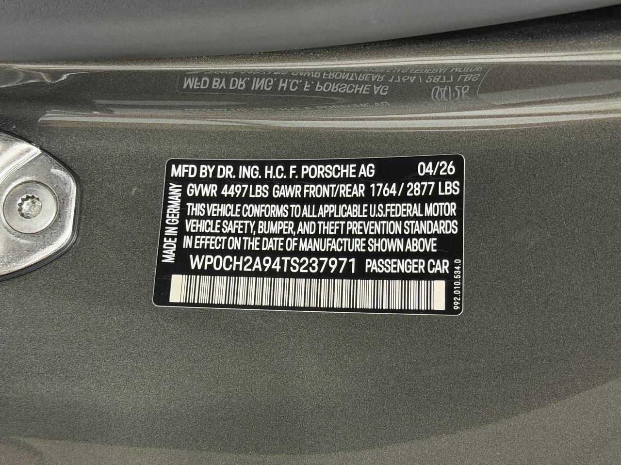 2026 Porsche 911 Carrera S Newark DE