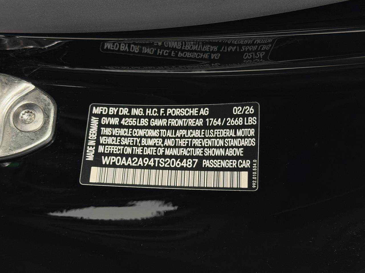 2026 Porsche 911 Carrera T Newark DE