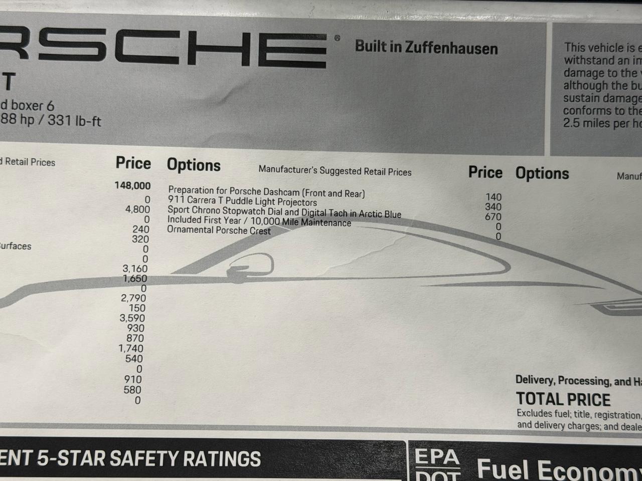 2026 Porsche 911 Carrera T Newark DE