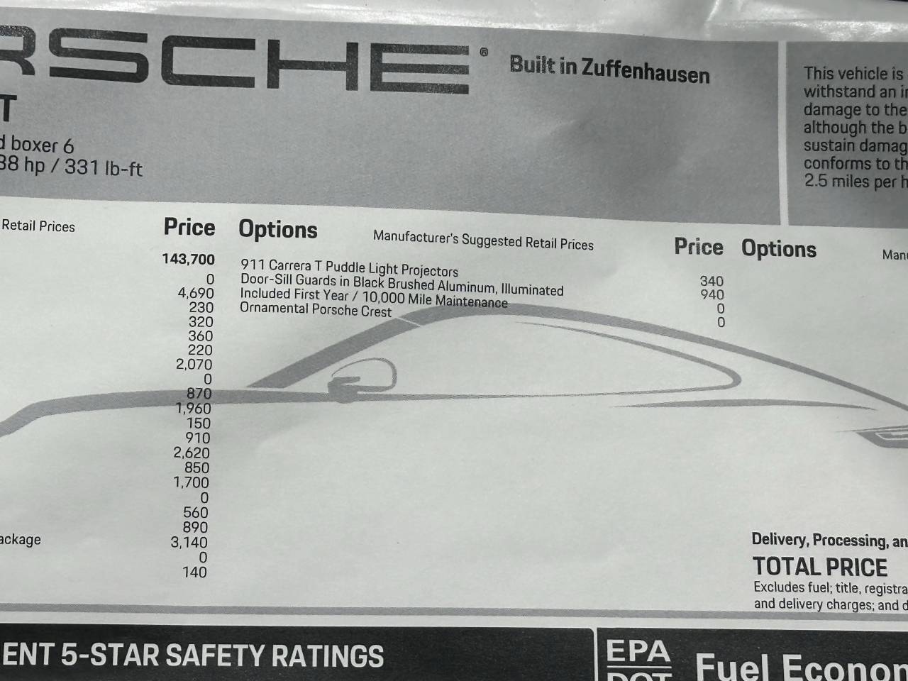 2026 Porsche 911 Carrera T Newark DE