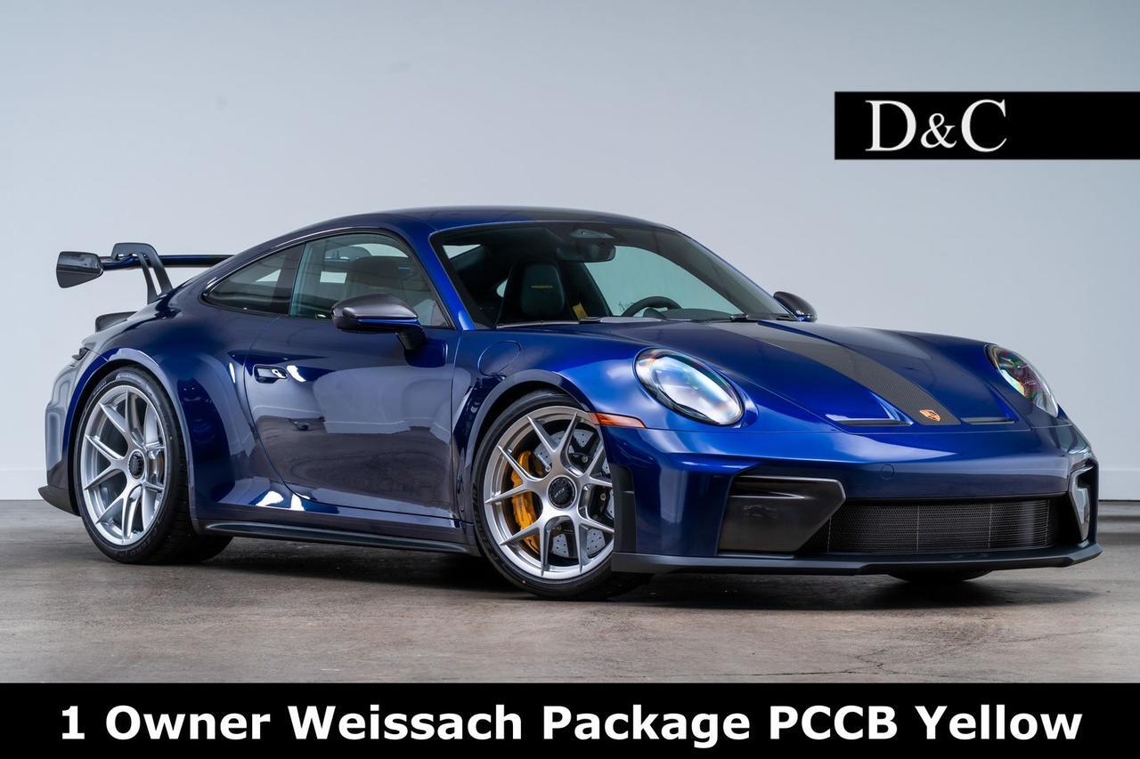 2026 Porsche 911 GT3 1 Owner Weissach Package PCCB Yellow