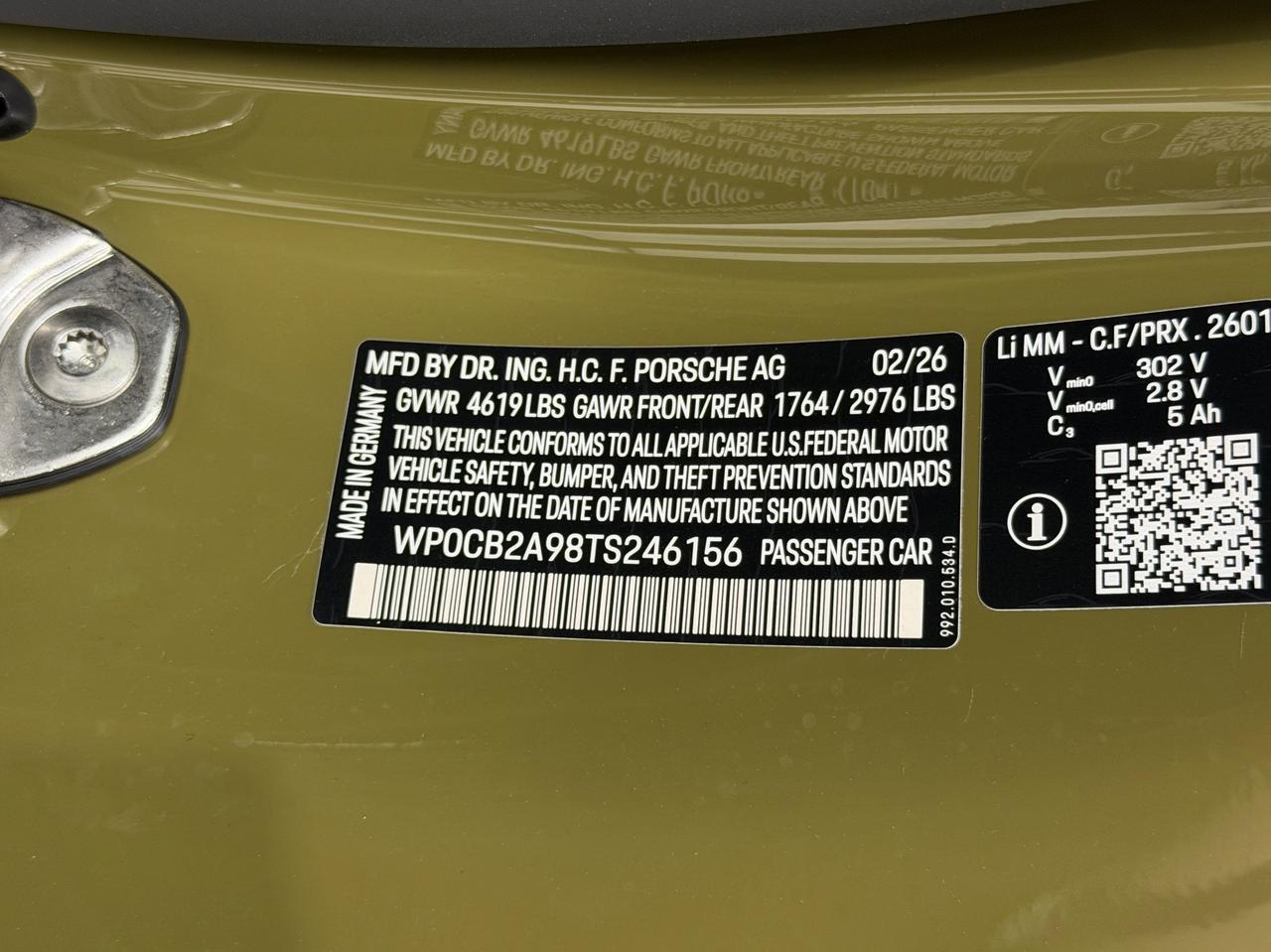 2026 Porsche 911 Spirit 70 Newark DE