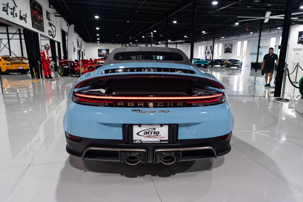 2026 Porsche 911 Spirit 70 PTS Gulf Blue paint,Exclusive Manufaktur interior,Burmester audio,carbon ceramic brakes AND MORE!!!! Fort Lauderdale FL