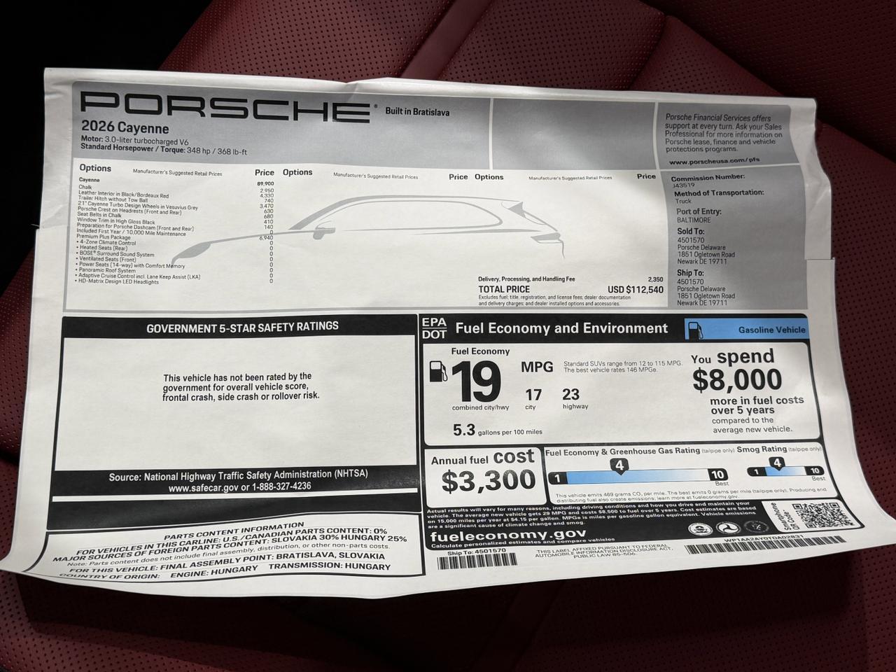 2026 Porsche Cayenne Newark DE