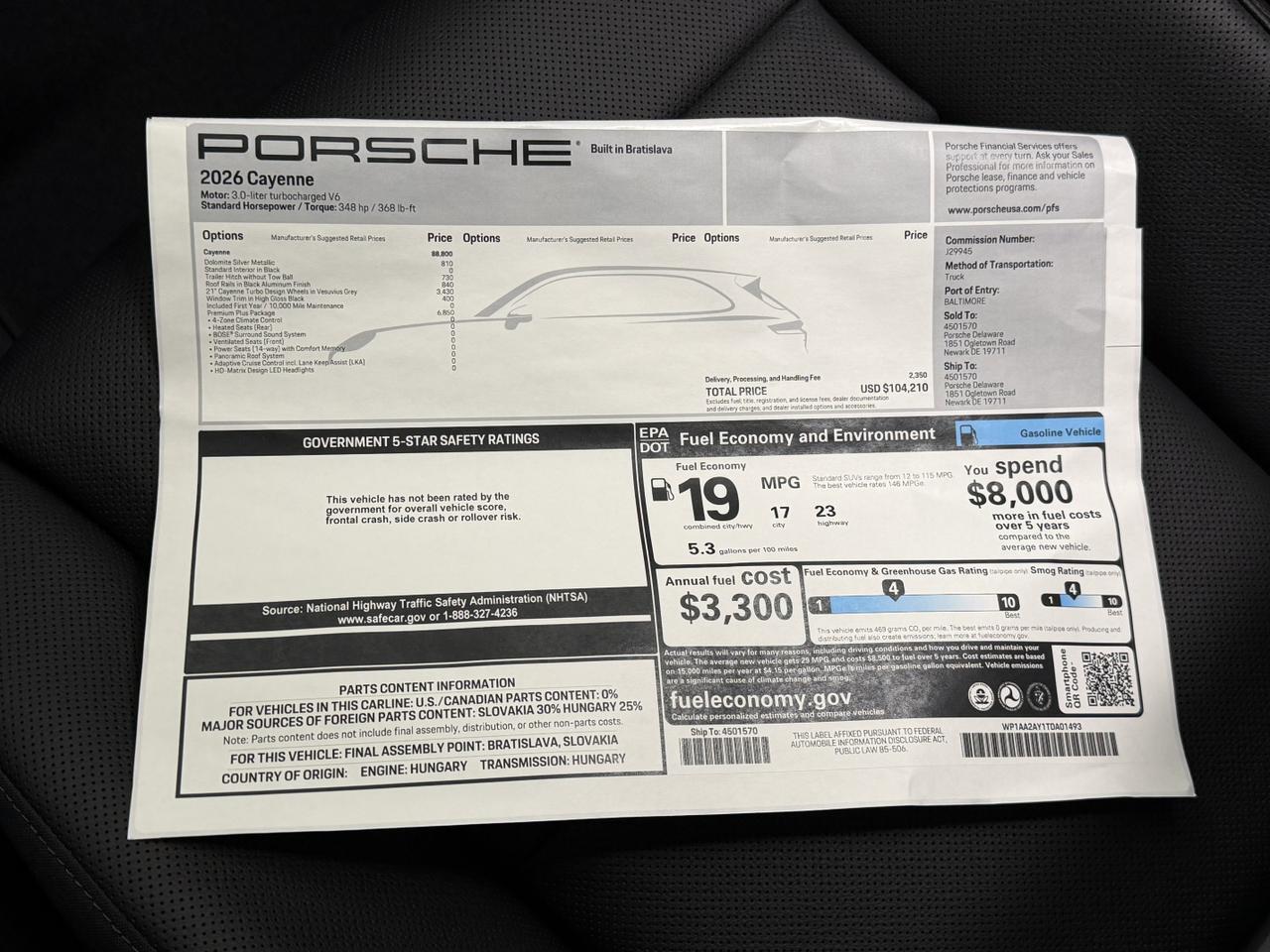 2026 Porsche Cayenne Newark DE